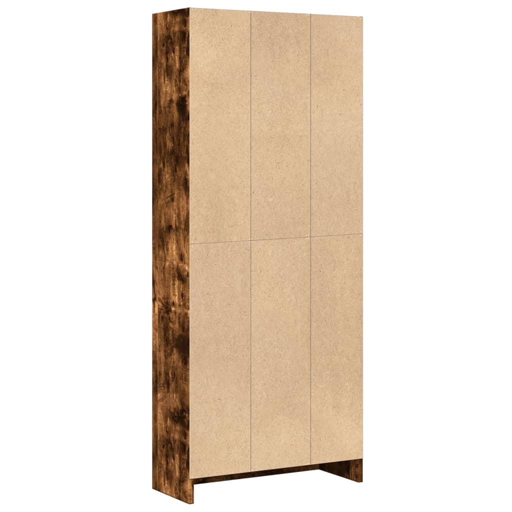 Bücherregal Weiß 40x24x75 cm Holzwerkstoff