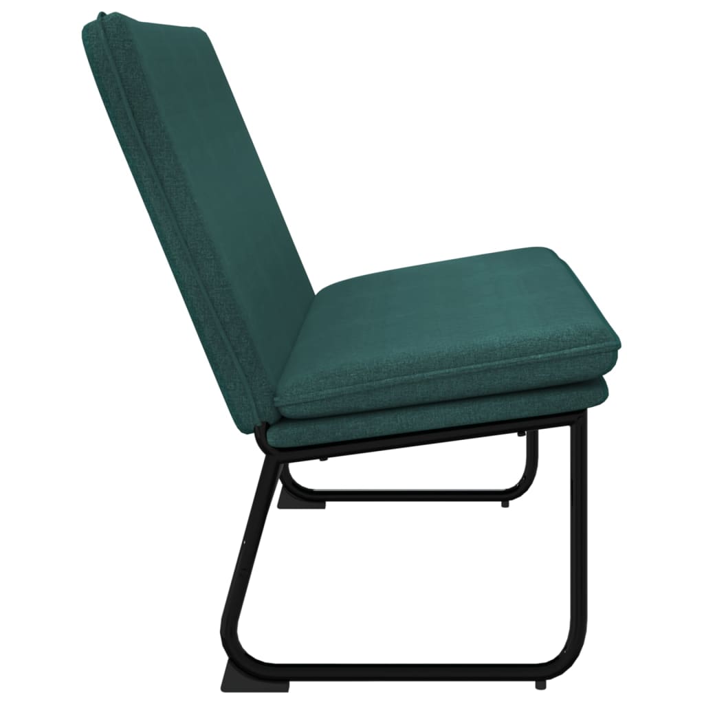 Sitzbank Hellgrau 100x75x76 cm Stoff
