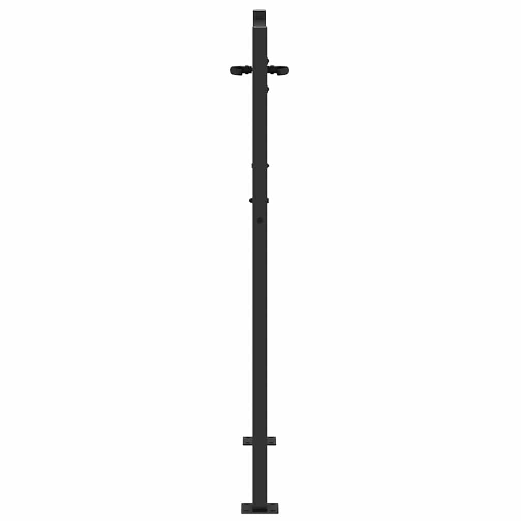 Gartentor 100x75 cm Cortenstahl Quadratisches Design