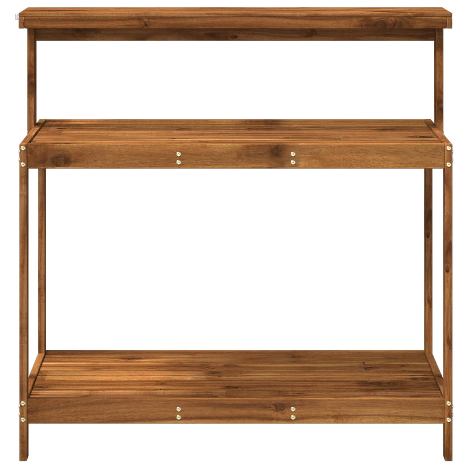 Outdoor Umtopfbank 56,5 x 48,5 x 107 cm Massivholz Akazie Natur