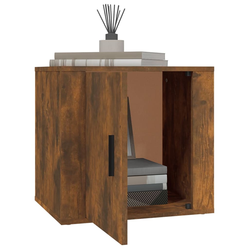 Nachttisch Weiß 50x39x47 cm