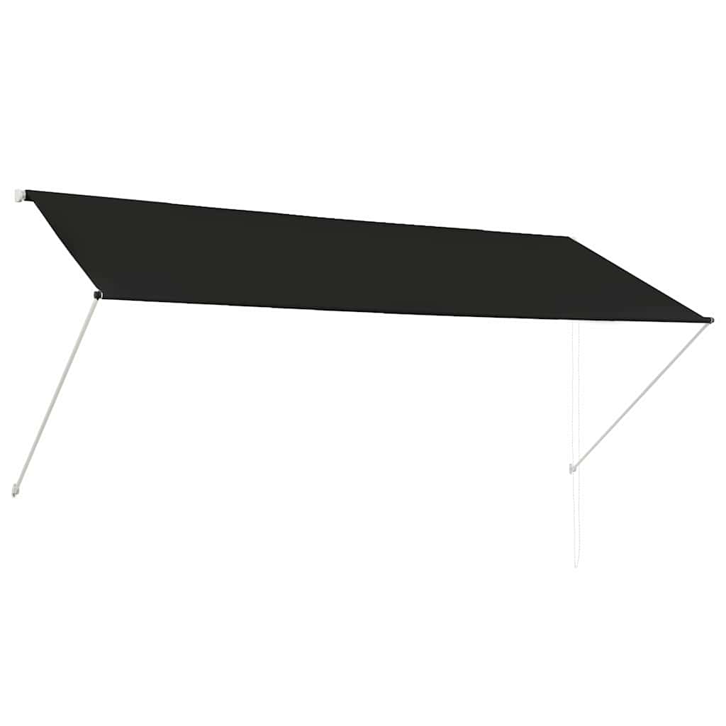 Einziehbare Markise 150×150 cm Blau und Weiß