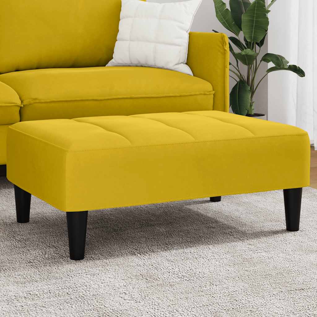 Fußhocker Blau 77x55x31 cm Samt