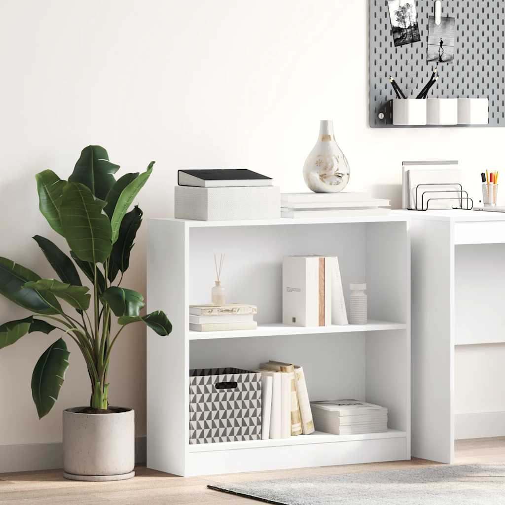 Bücherregal Weiß 40x24x75 cm Holzwerkstoff