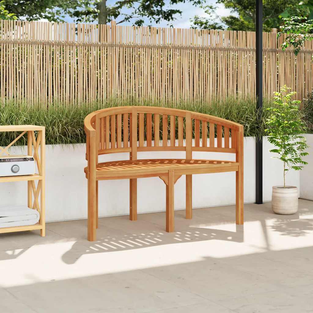 Bananenbank 180 cm Massivholz Teak