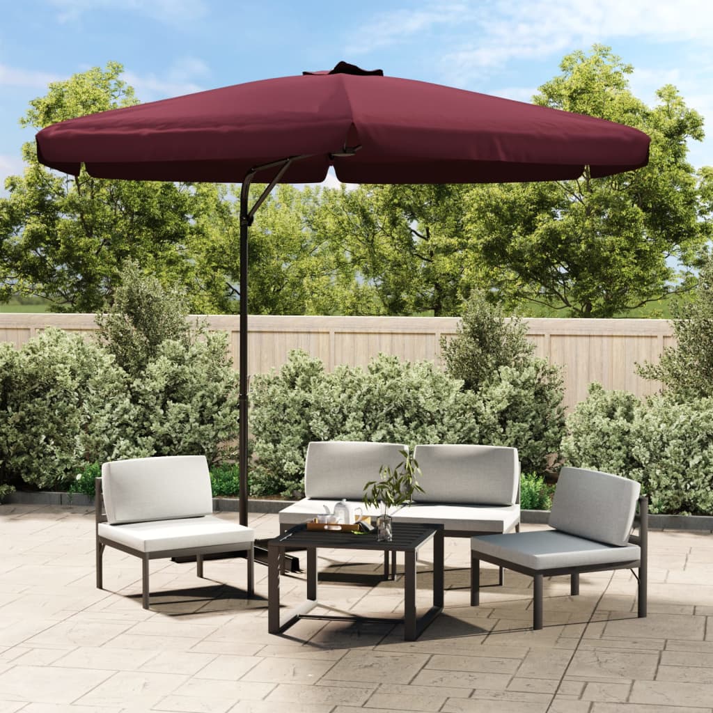 Sonnenschirm mit Stahlmast 300 cm Anthrazit