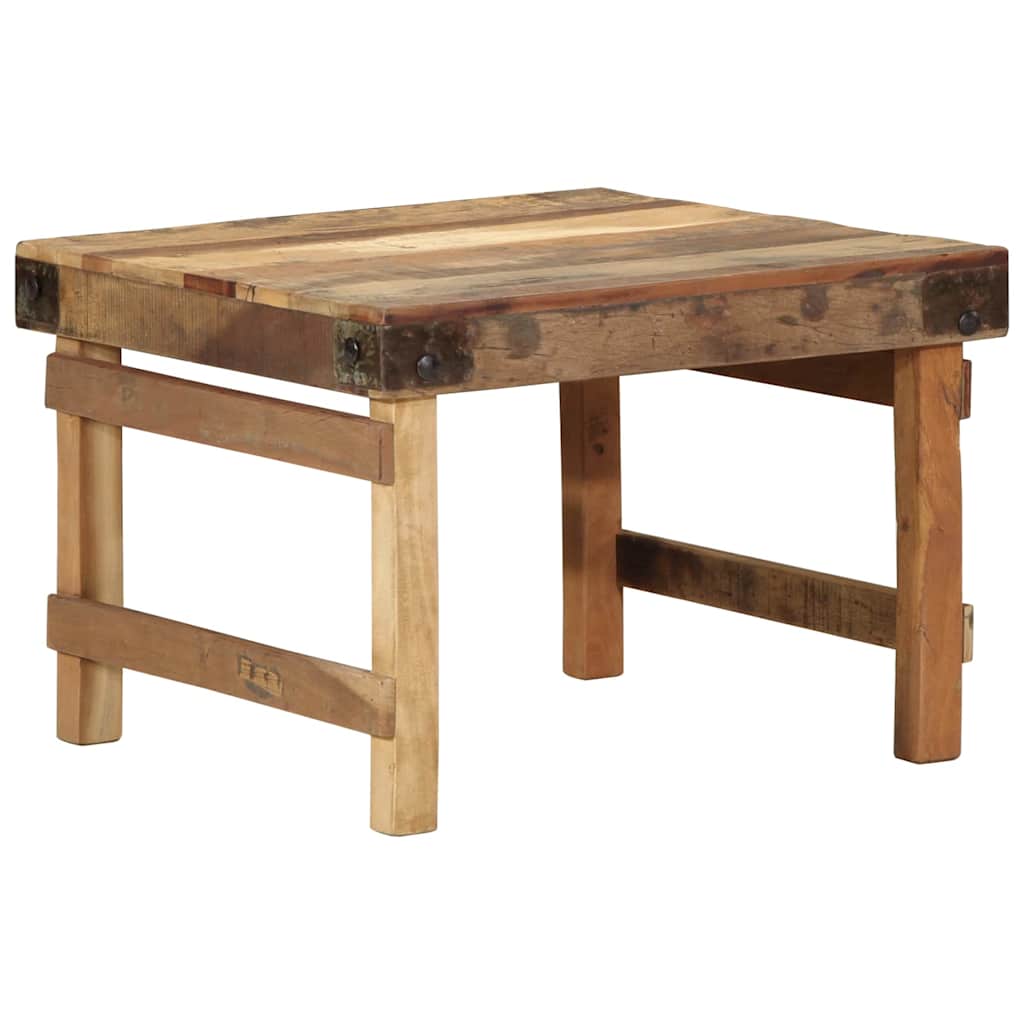 Couchtisch Braun 110 x 55 x 40 cm Massives upgecyceltes Holz