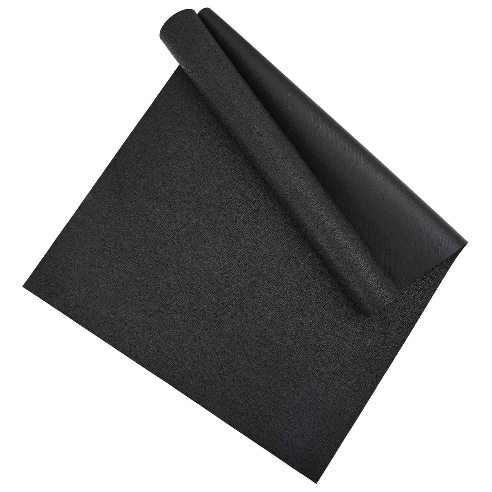 Sport-Schutzmatte Schwarz 120 x 60 x 0,6 cm hochdichtes PVC
