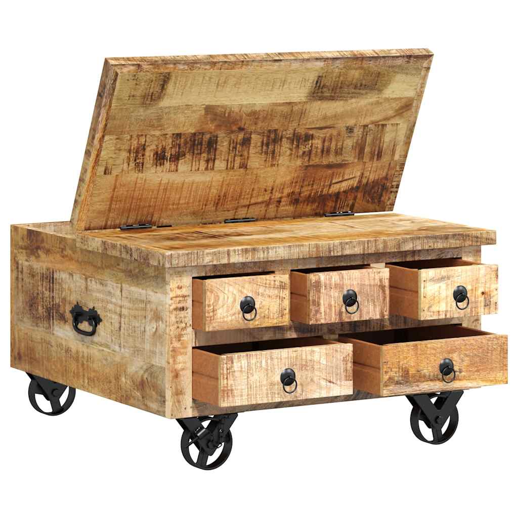 Couchtisch Altholz 70x70x38 cm