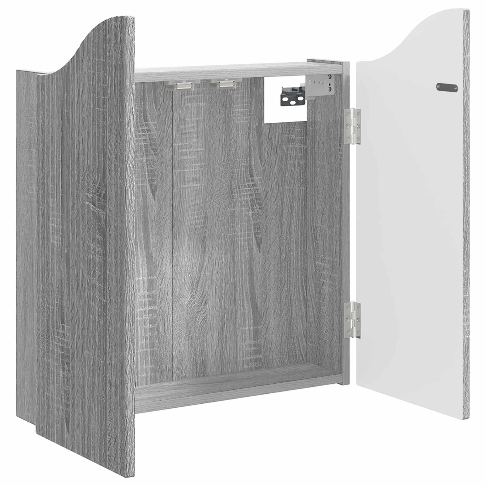 Dartboard Schrank Weiß 56 x 12 x 63 cm Holzwerkstoff