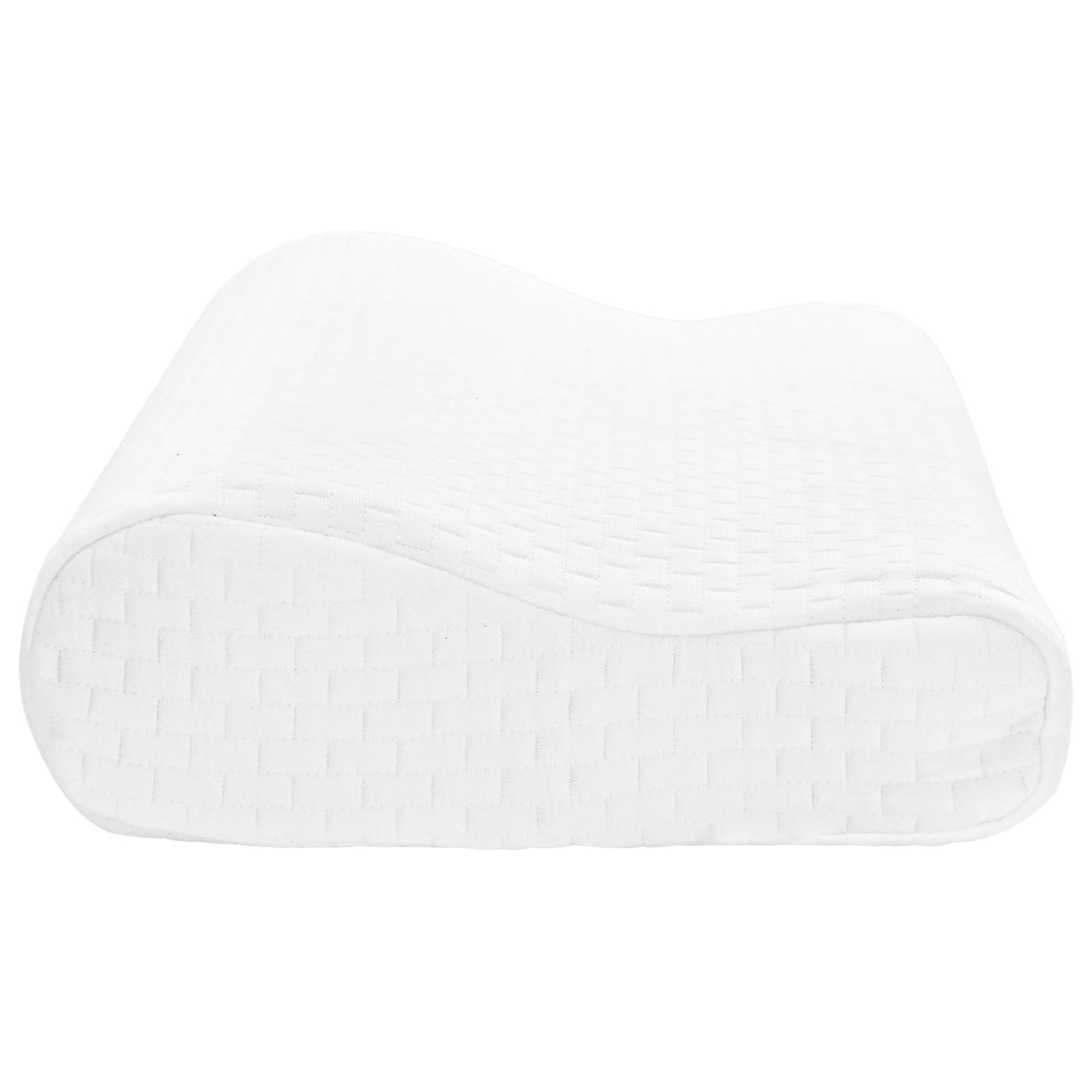Schlafkissen Uni Weiß 60 x 37 x 12,5 cm Viscoschaum