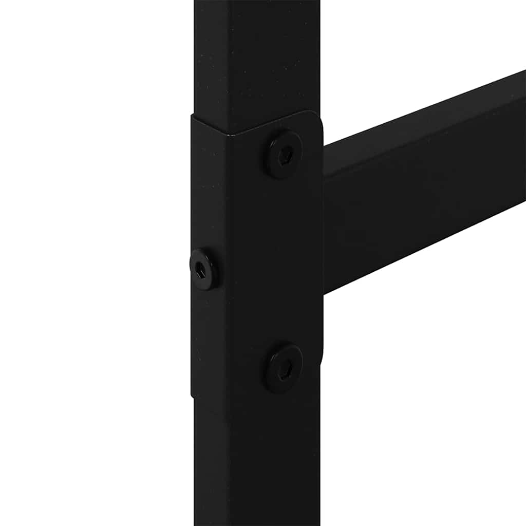 Brennholzregal Schwarz 55x30x61 cm Stahl