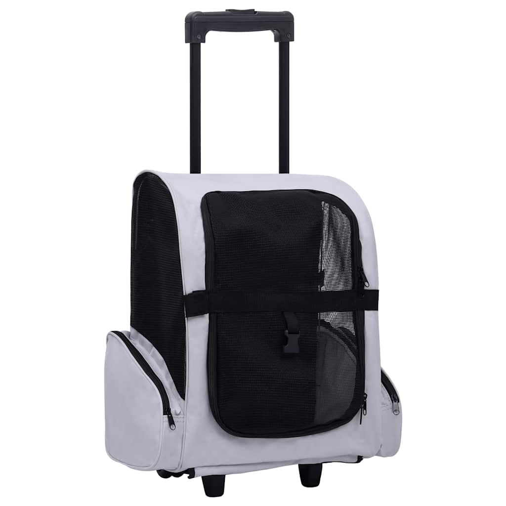 Trolley für Haustiere 3-in-1 Faltbar Beige