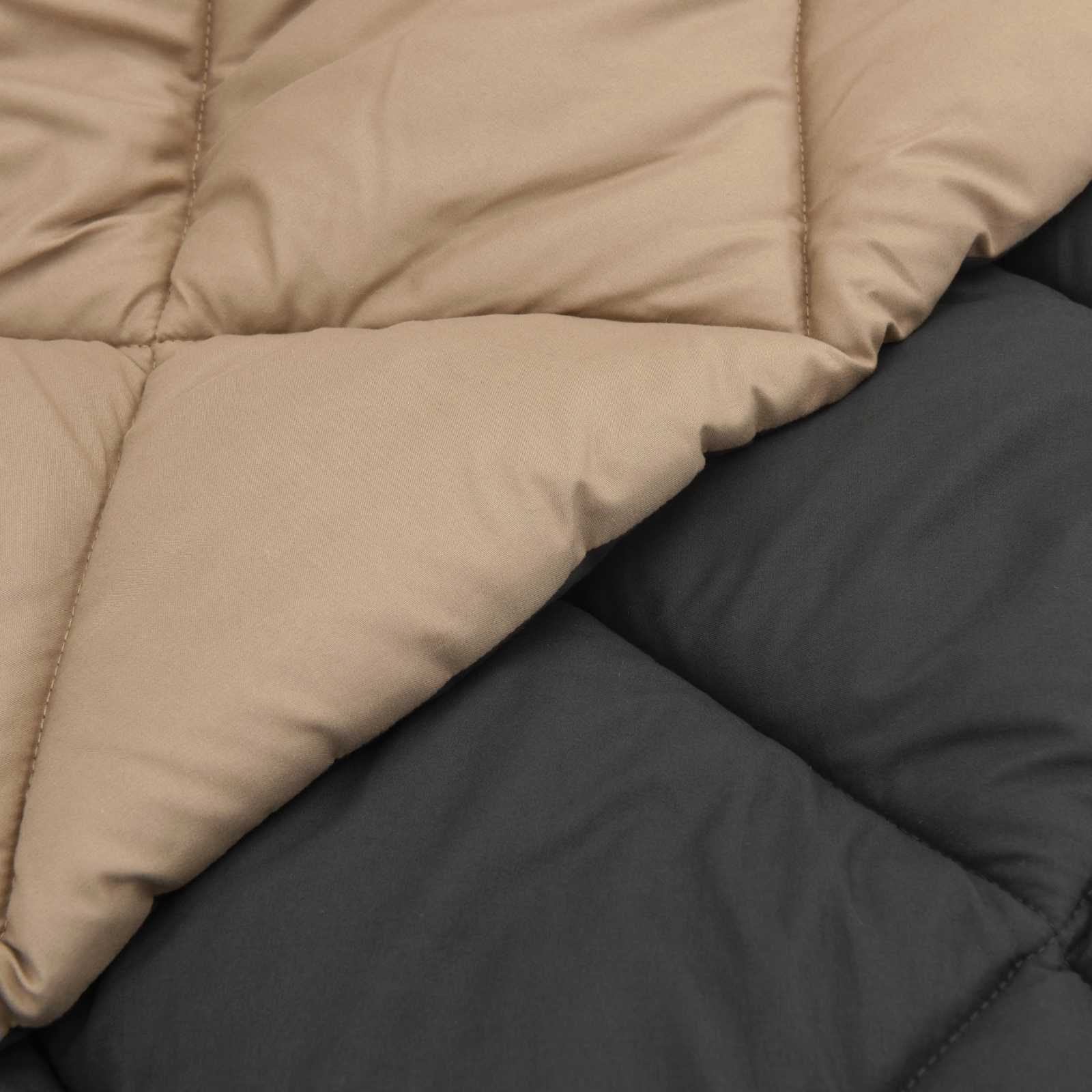Sommerdecke Anthrazit 200 x 135 cm Mikrofaser