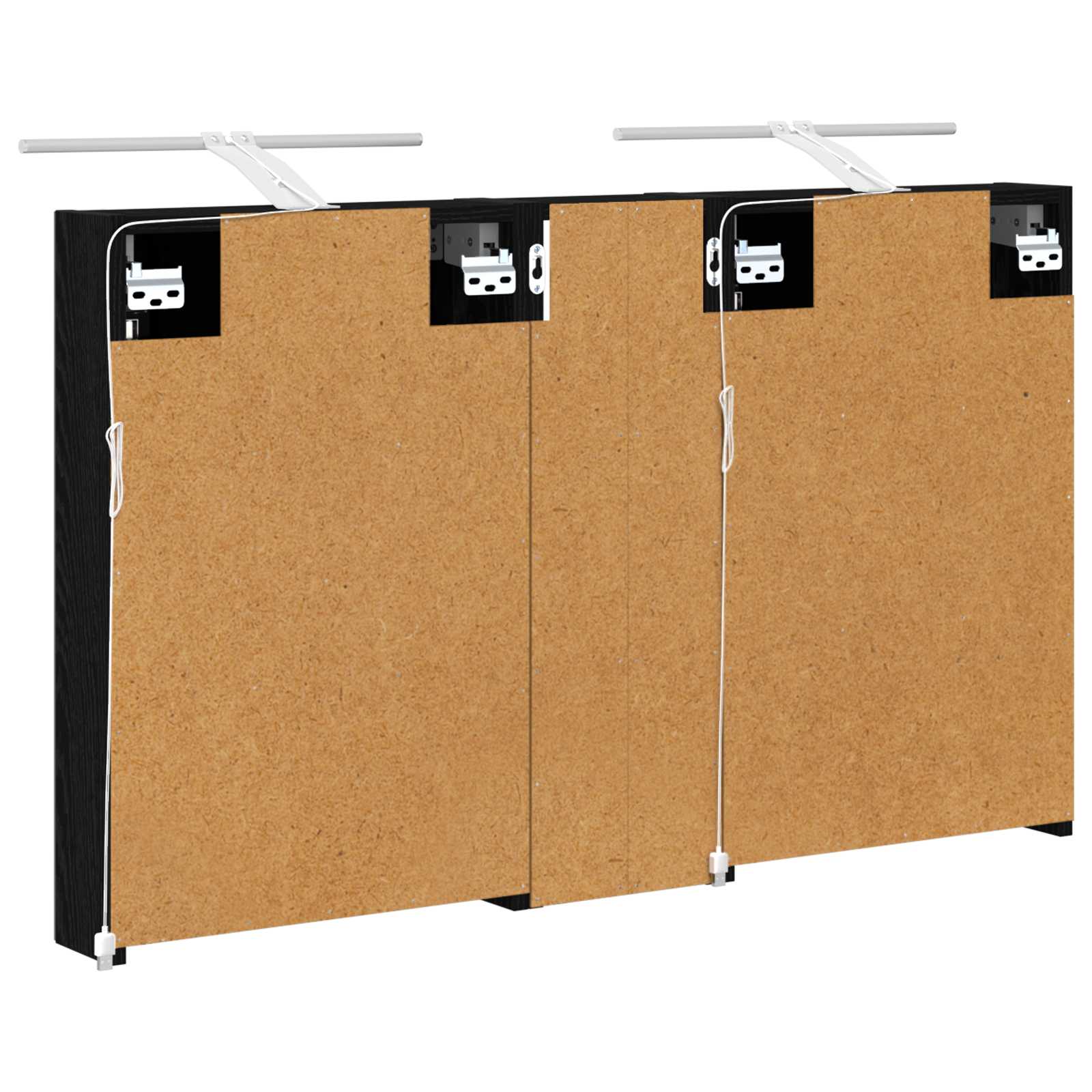 Badezimmerschrank-Set 3 pcs 80 x 10,5 x 50 cm Holzwerkstoff