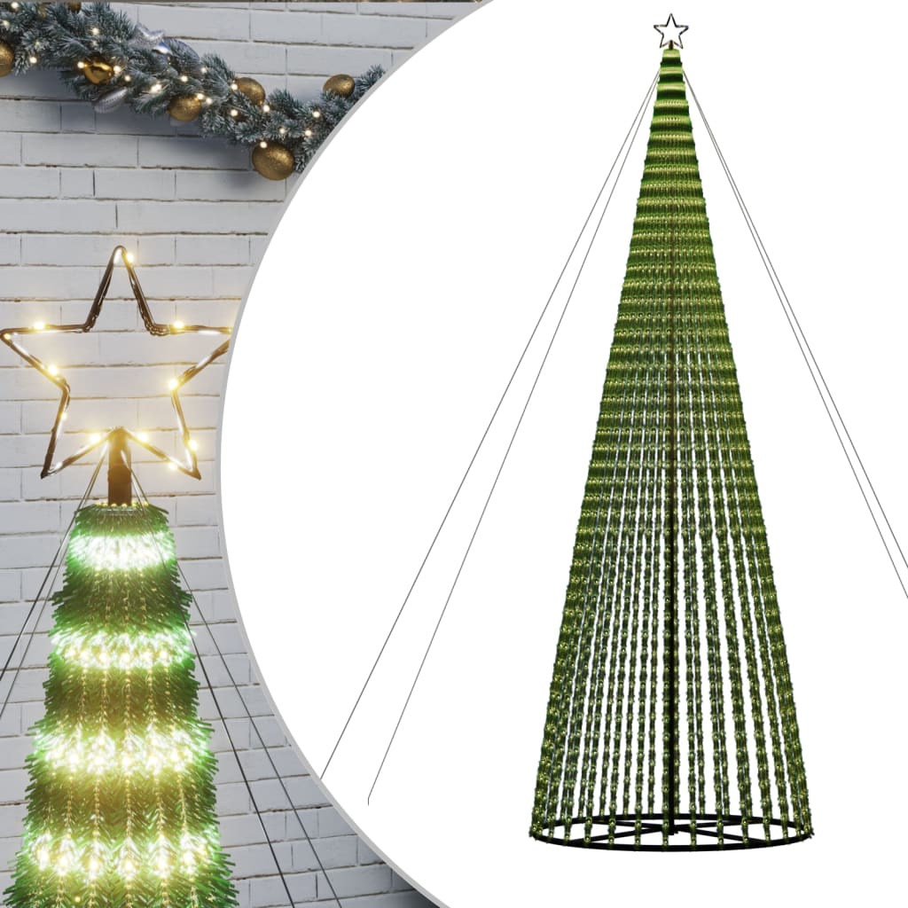 LED Weihnachtsbaum 275 LEDs Warmweiß 180 cm