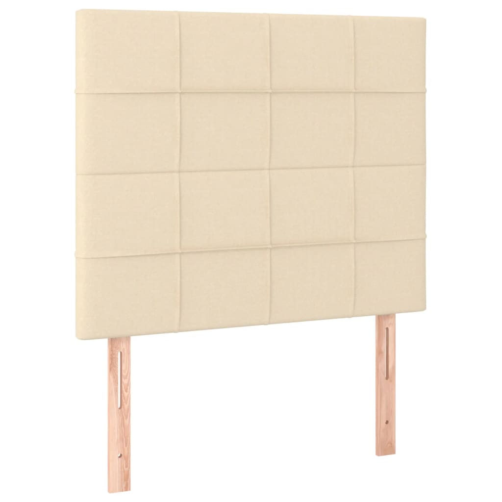 Kopfteil Hellgrau 80x5x118/128 cm Stoff