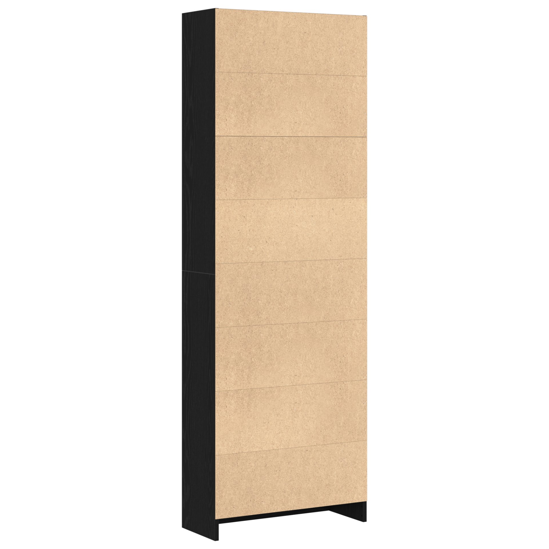 Bücherregal Weiß 40x24x75 cm Holzwerkstoff