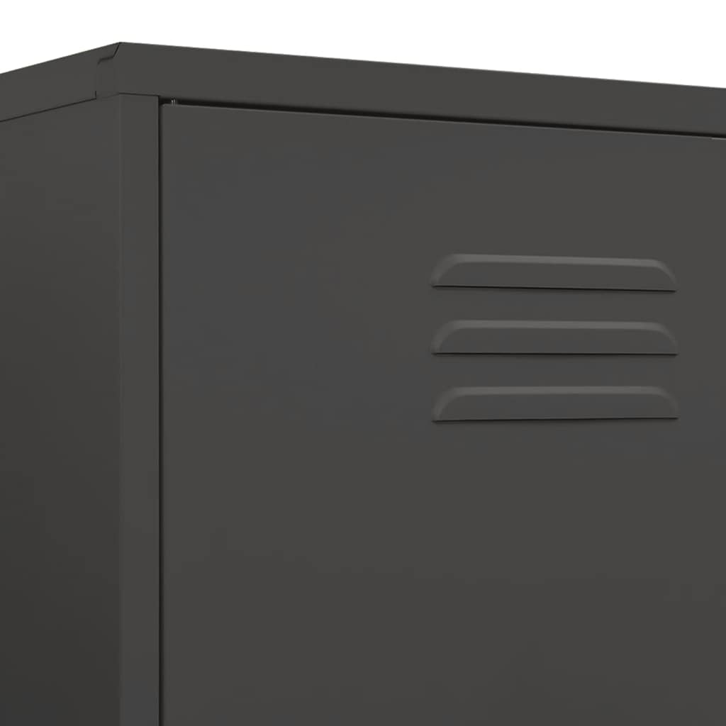 Kleiderschrank Olivgrün 90x50x180 cm Stahl