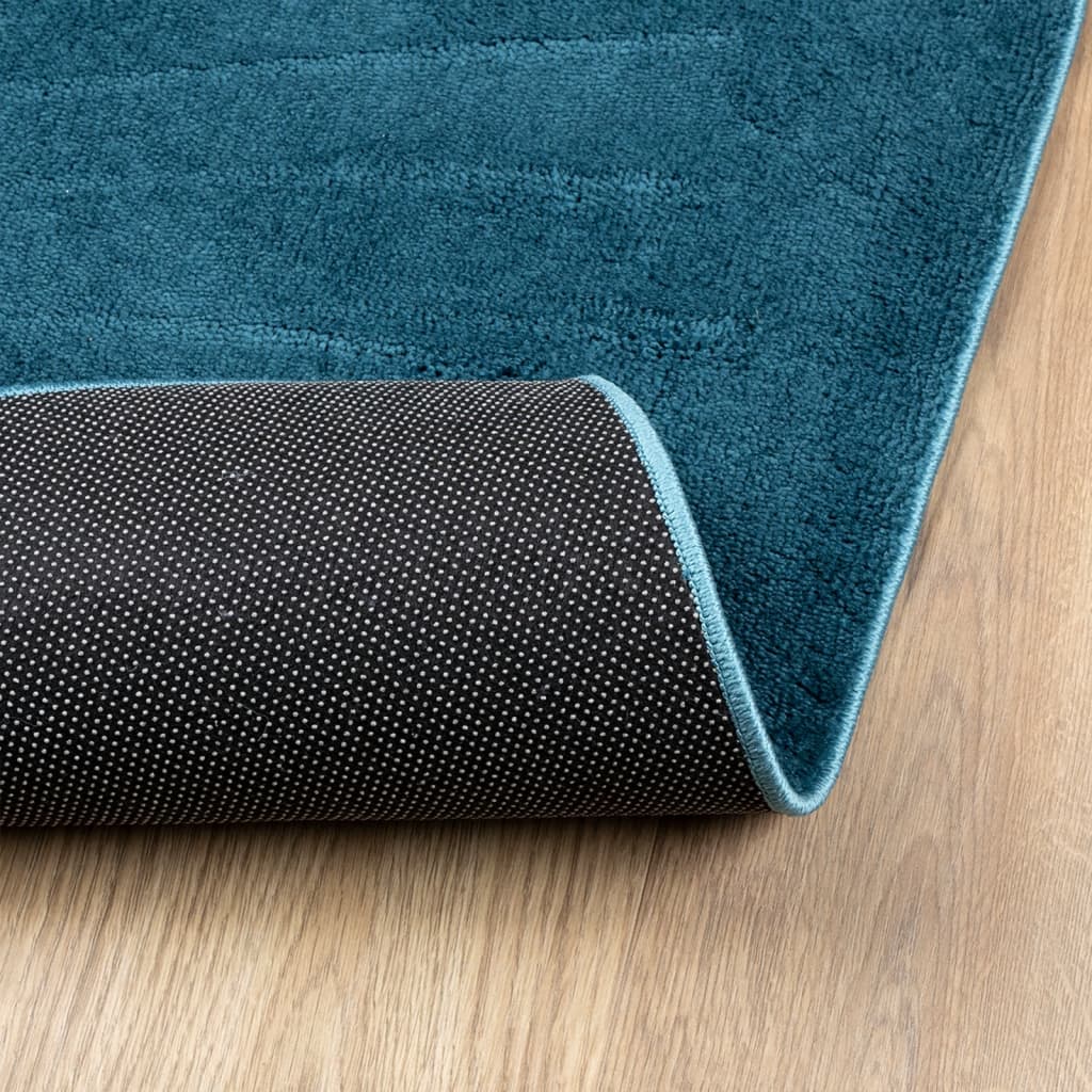 Teppich OVIEDO Kurzflor Anthrazit 120x120 cm