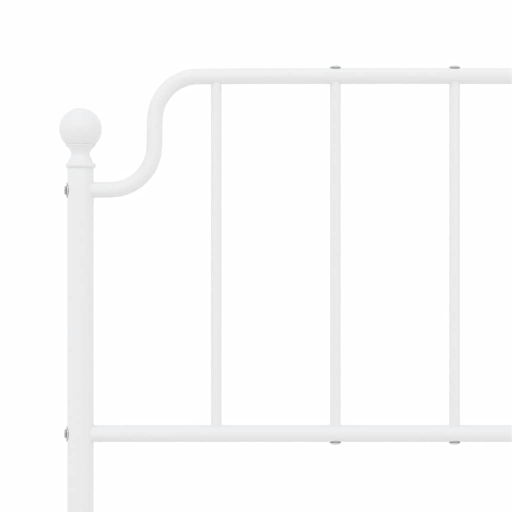 Ersatz-Kopfteil Metall Schwarz 135 cm