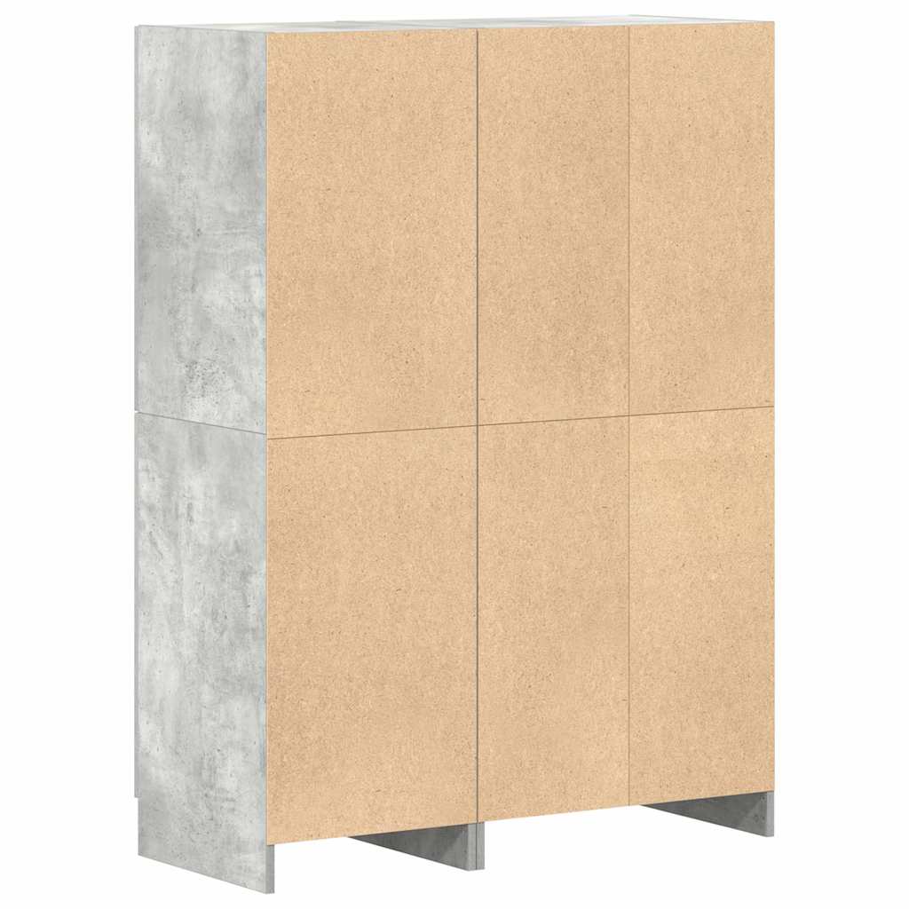 2-tlg. Küchenschrank-Set Weiß Holzwerkstoff