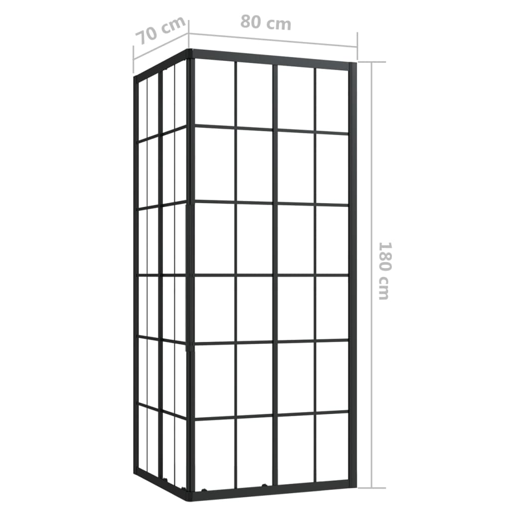 Duschkabine ESG 70x70x180 cm
