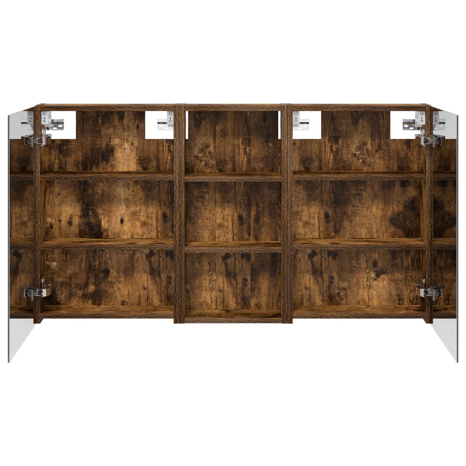 Badezimmerschrank-Set 3 pcs 80 x 10,5 x 50 cm Holzwerkstoff