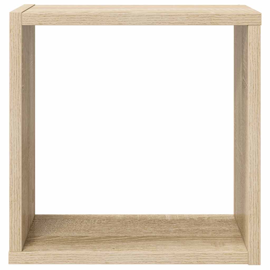 Würfelregale 2 Stk. Weiß 30x15x30 cm