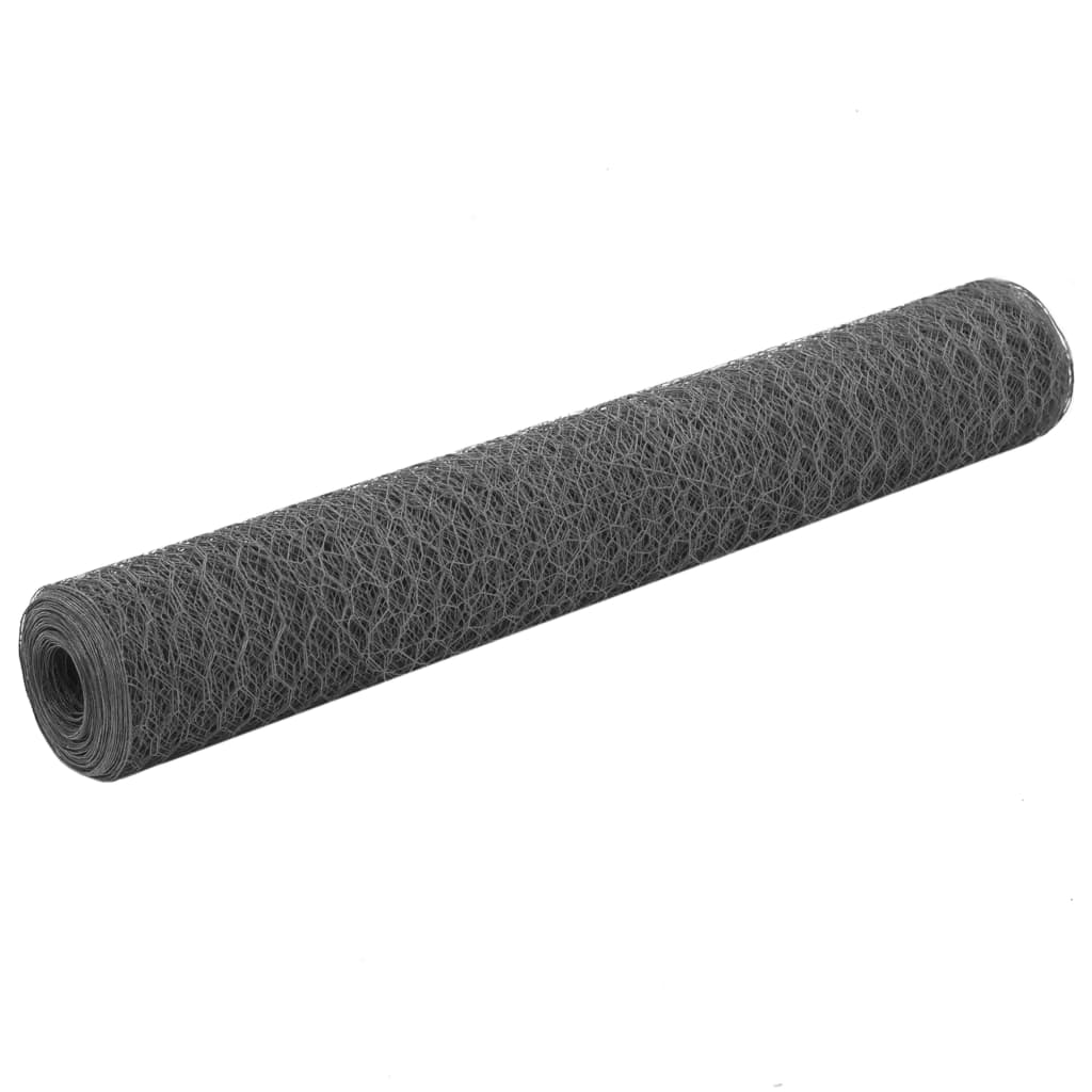 Drahtzaun mit PVC-Beschichtung 25x0,75 m Grün