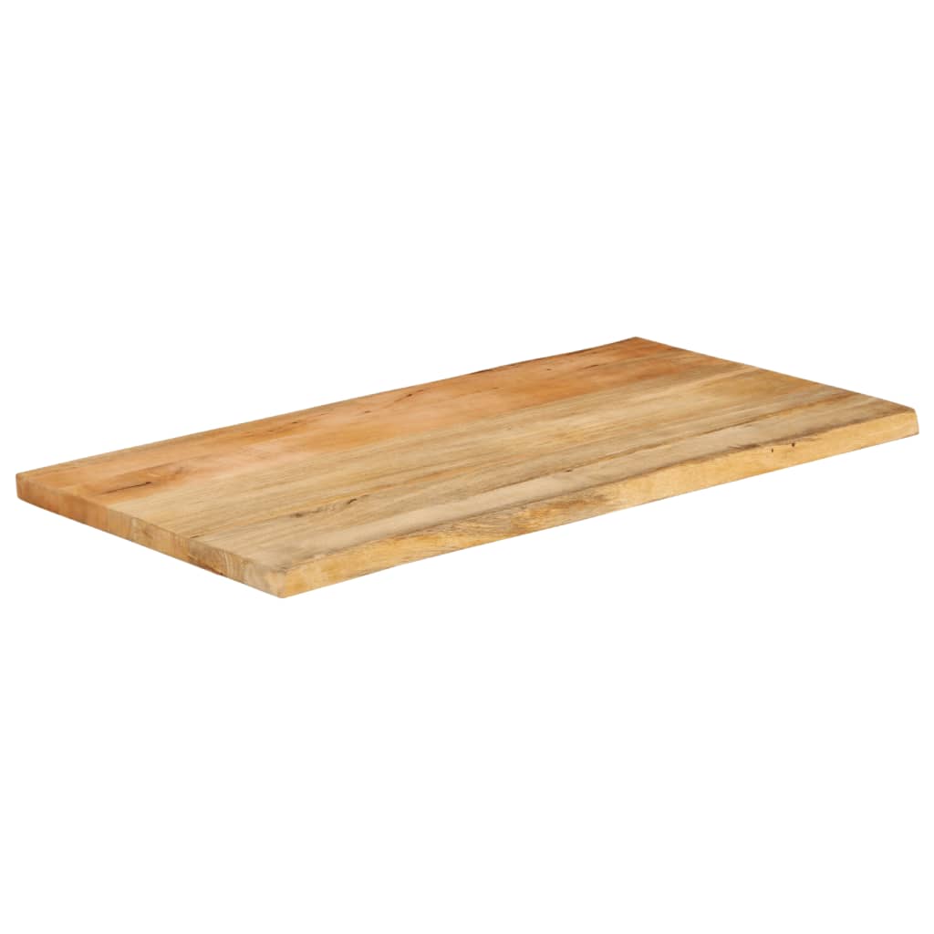 Tischplatte 40x40x2,5 cm Rechteckig Massivholz Akazie Baumkante