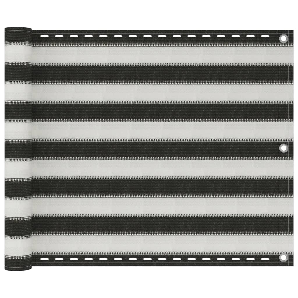Balkon-Sichtschutz Anthrazit 75x300 cm HDPE