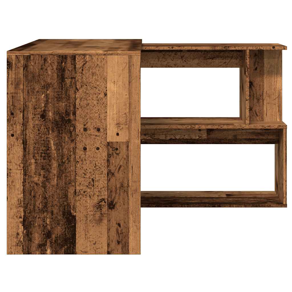 Eckschreibtisch Weiß 200x50x76 cm Holzwerkstoff