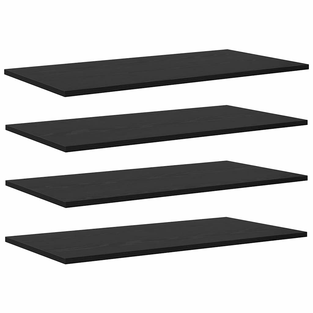 Bücherregal-Bretter 4 Stk. Weiß 40x10x1,5 cm Holzwerkstoff
