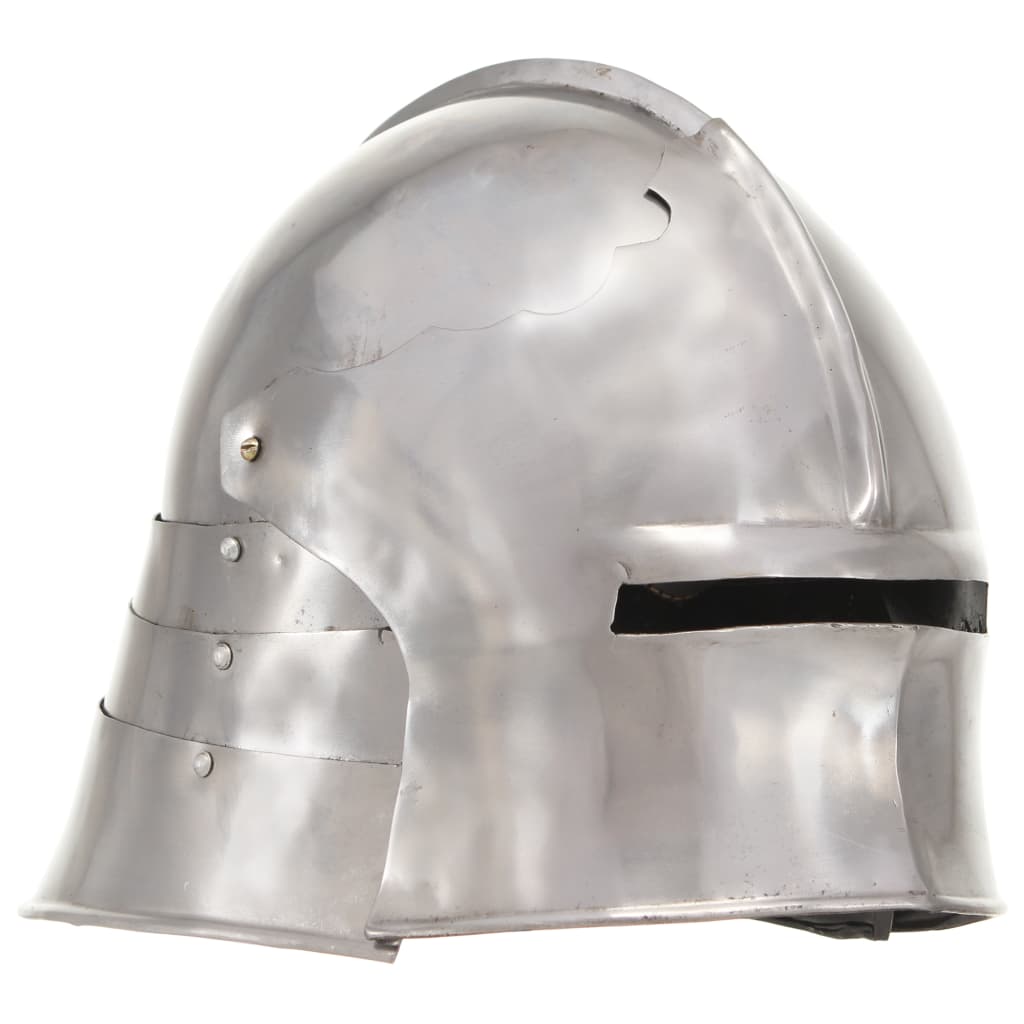 Preußische Pickelhaube Antik Replik für LARP Schwarz Stahl