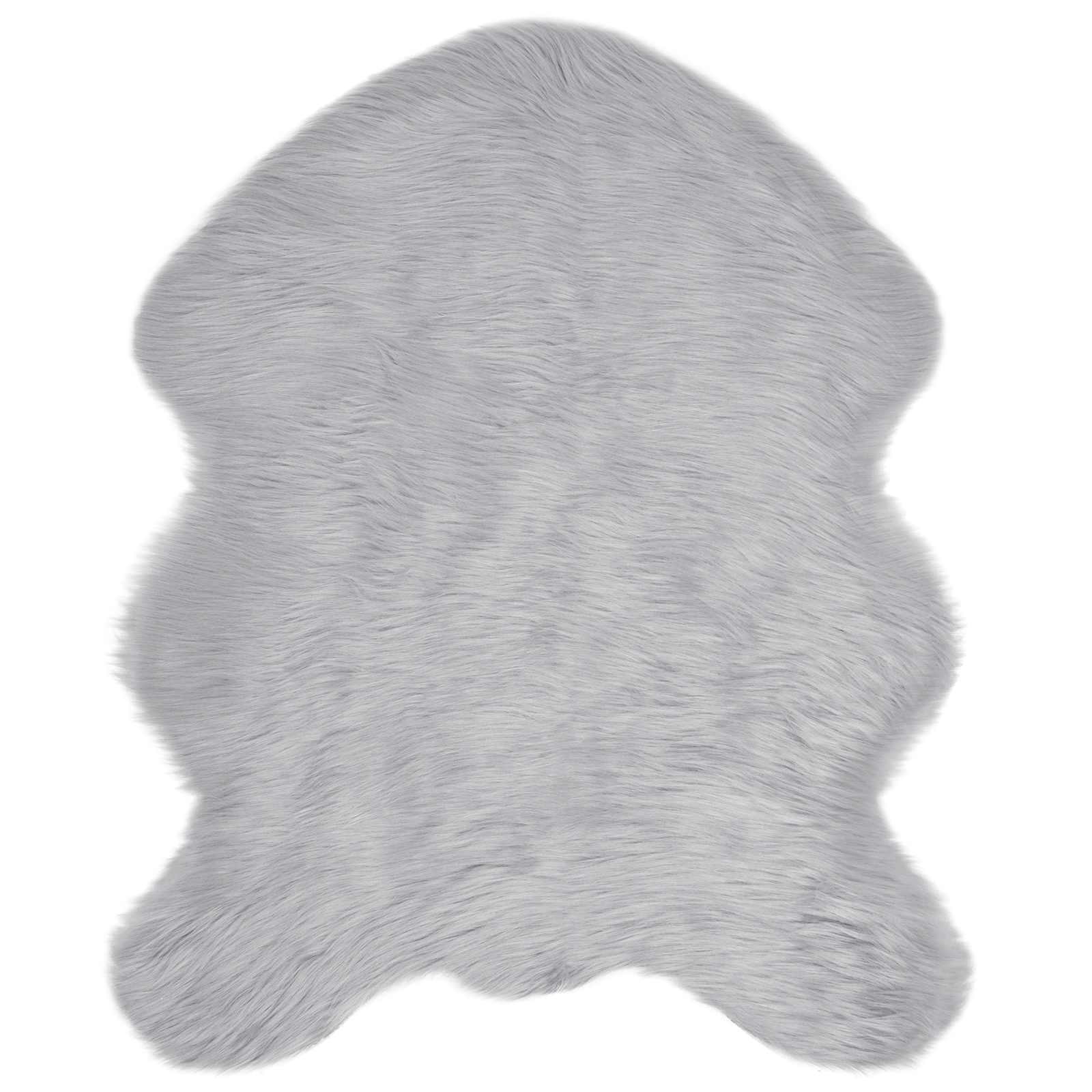 Teppich aus Kunstschaffell TAFALLA Weiß 60 x 110 cm Polyester