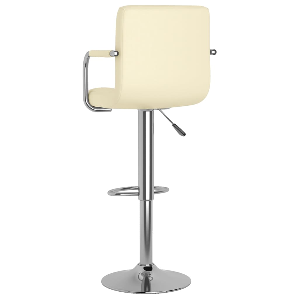Barhocker 2 Stk. Rot Kunstleder