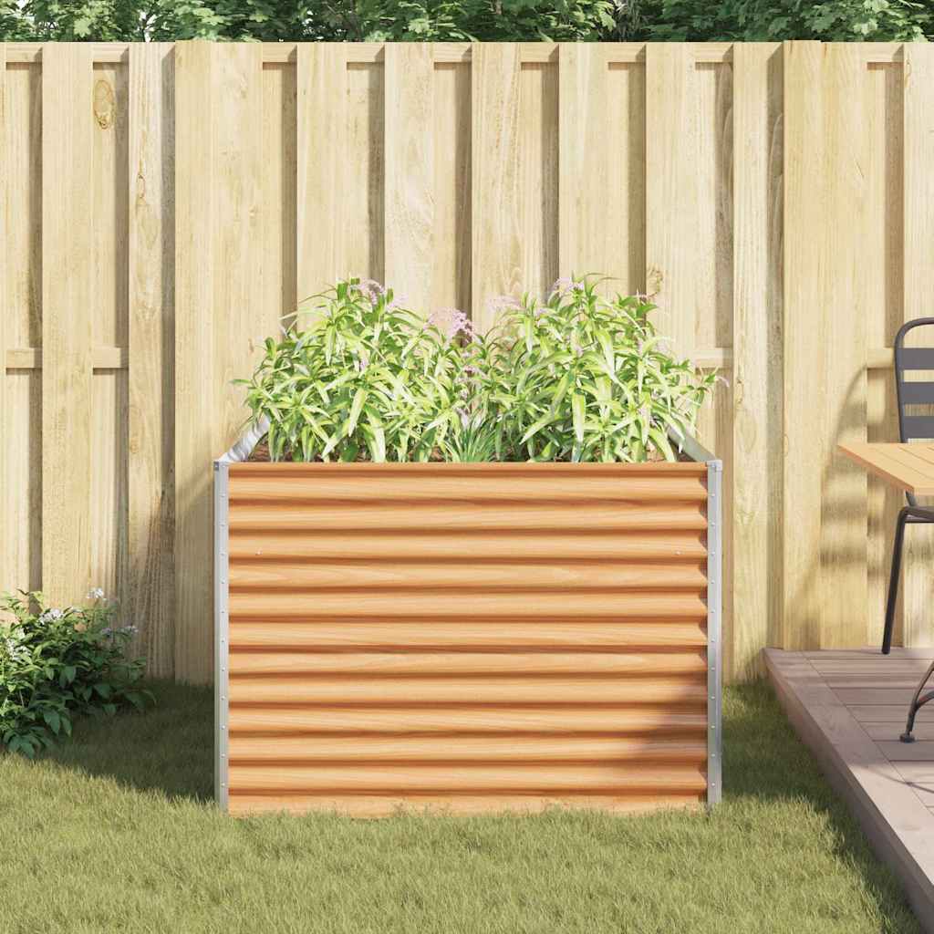 Garten-Hochbeet 100 x 50 x 36 cm Cortenstahl