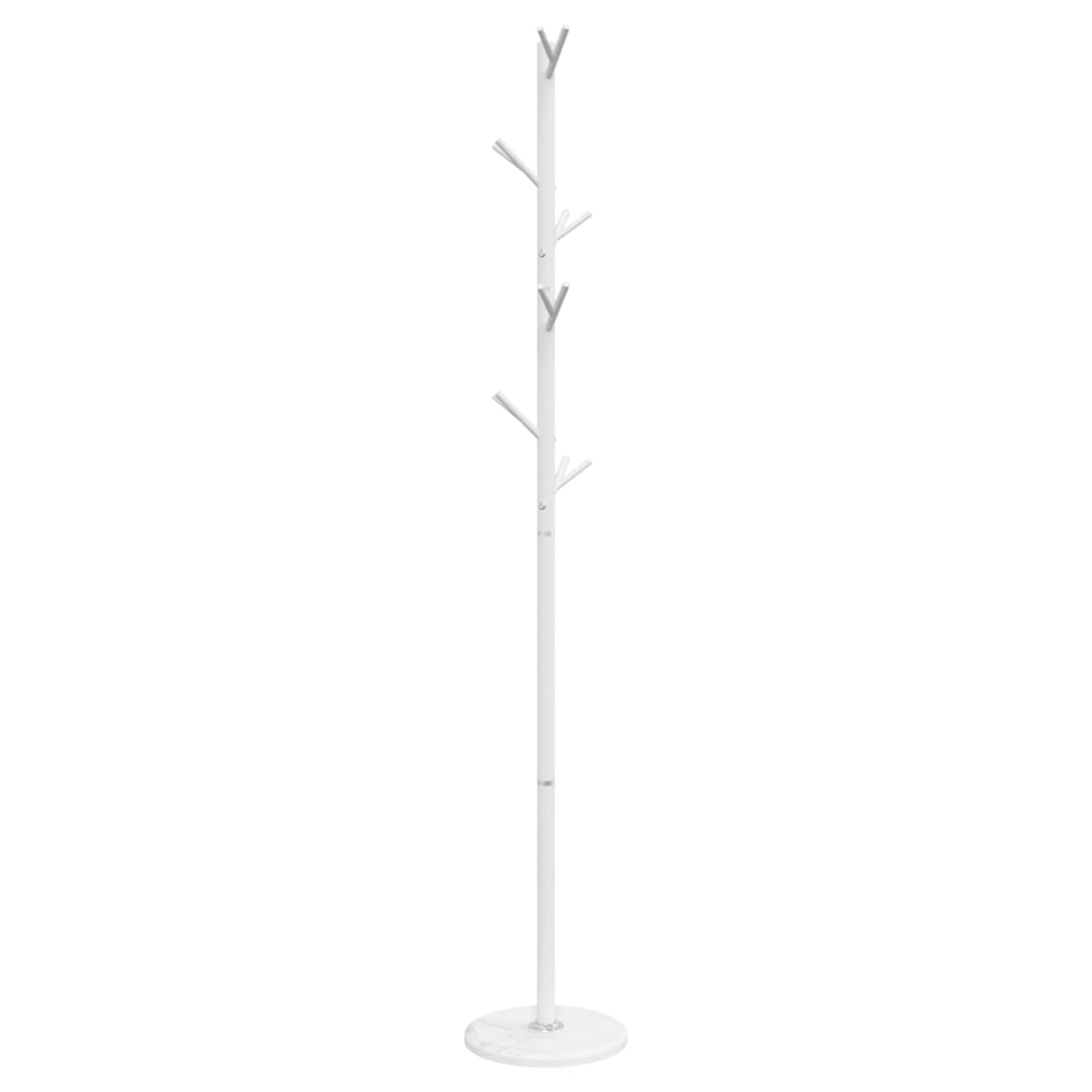 Garderobenständer Schwarz 175 cm Pulverbeschichtetes Eisen