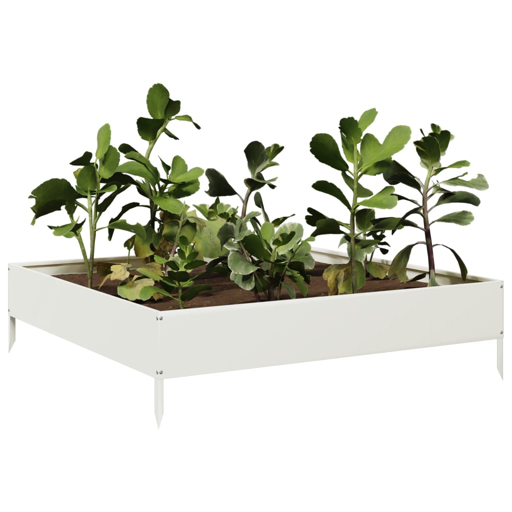 Hochbeet 100x100x18,5 cm Cortenstahl