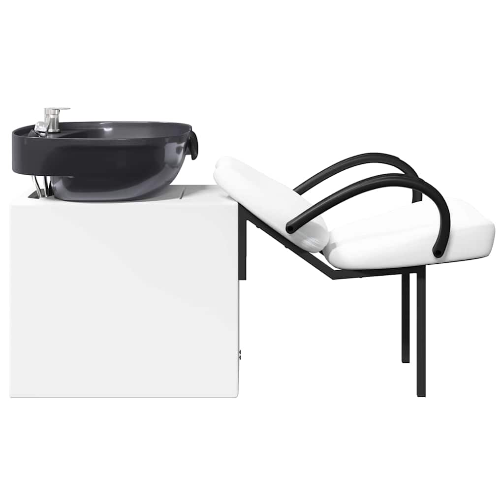 Shampoo Stuhl Schwarz 136 x 60 x 92 cm PVC