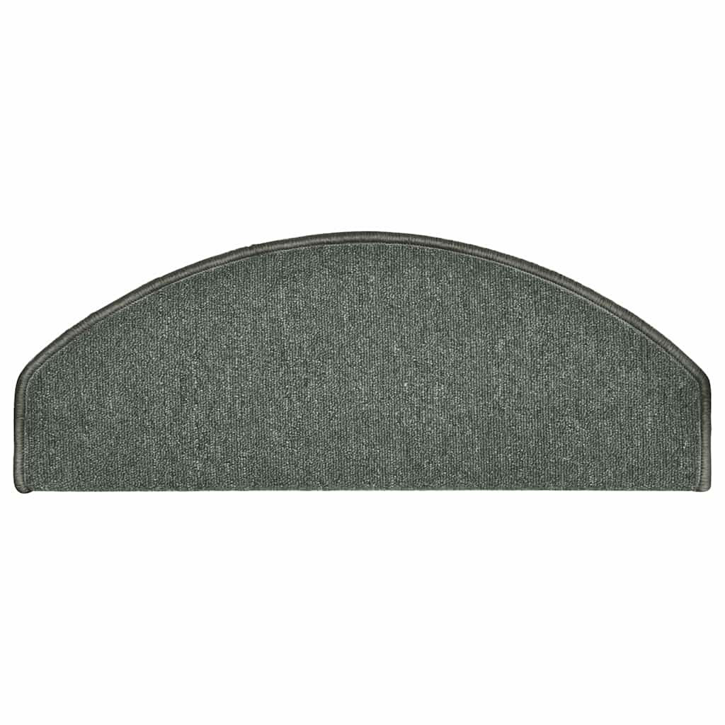 Stufenmatten 15 Stk. 56x17x3 cm Anthrazit Halbrund