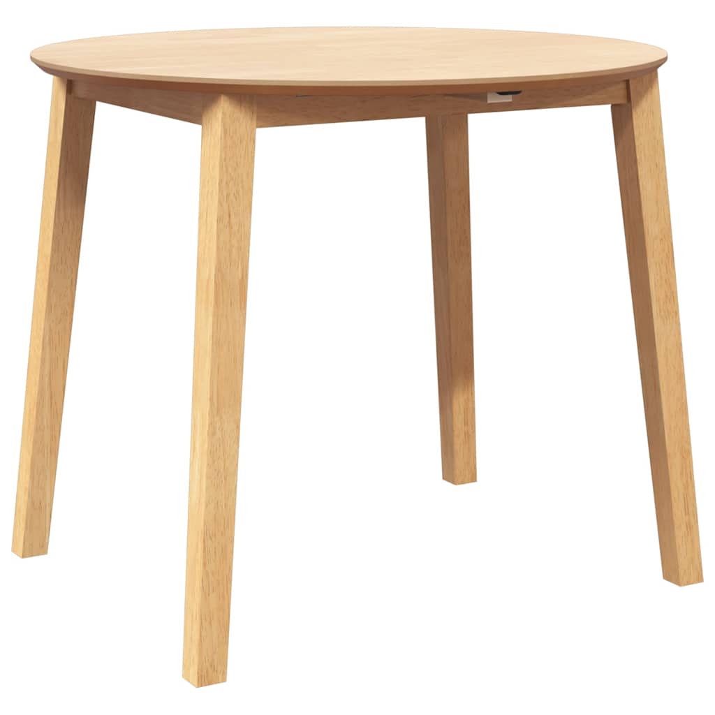 Esstisch Weiß Massivholz Gummibaumholz