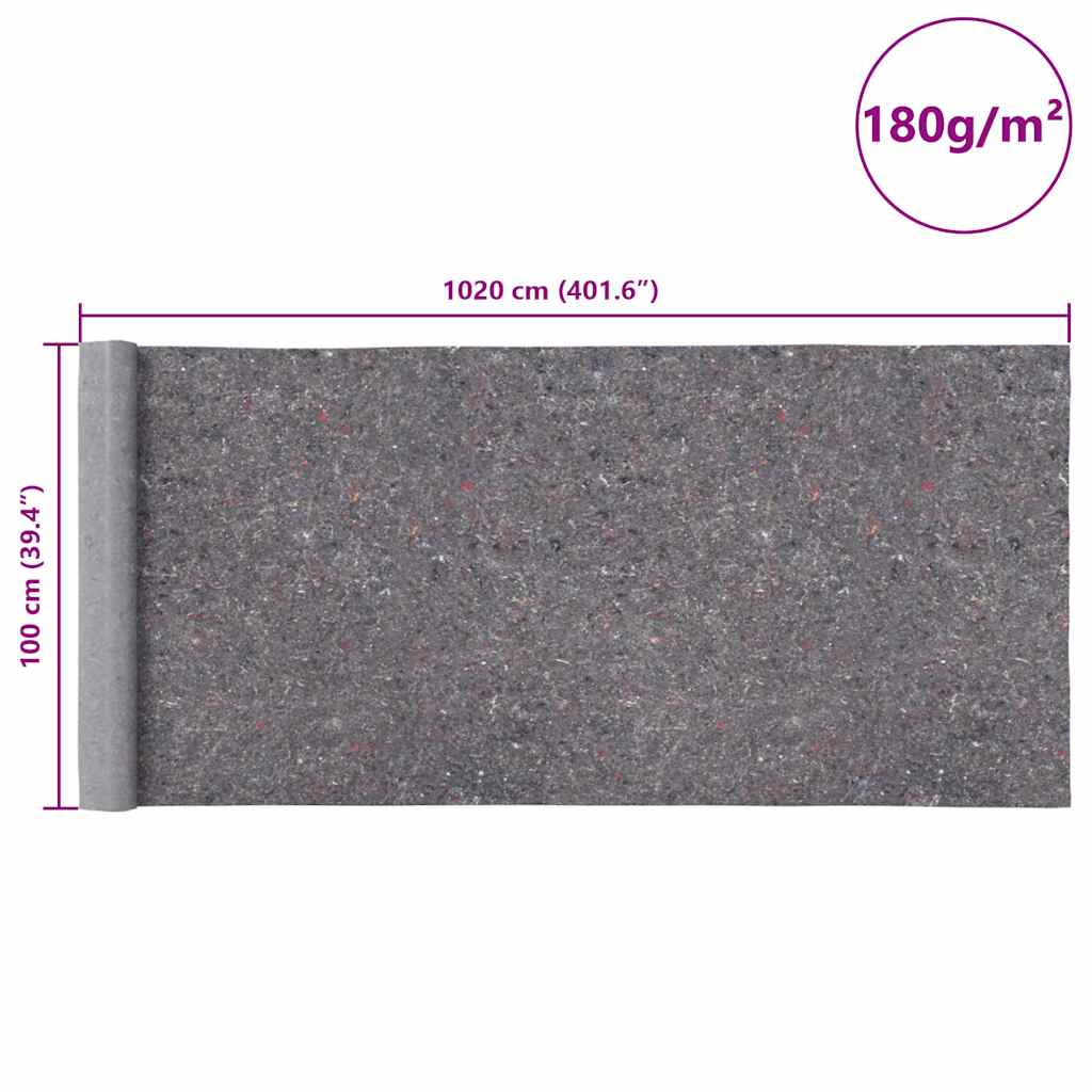 Rutschfestes Malervlies 50 m 180 g/m² Grau