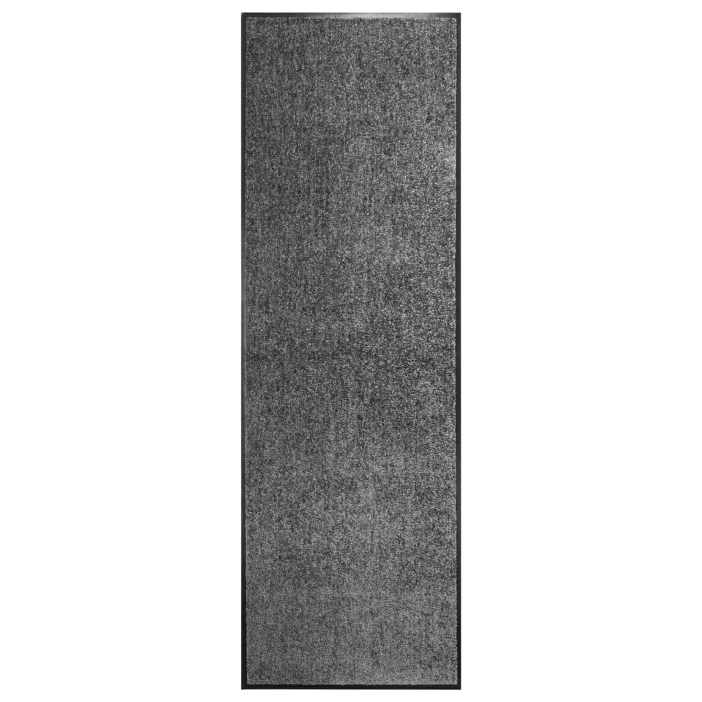 Fußmatte Waschbar Anthrazit 120x180 cm