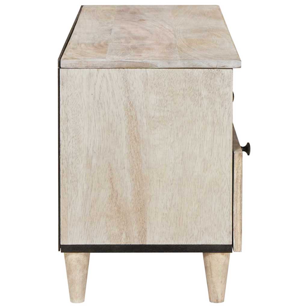 TV-Schränk mit Schubladen 100 x 33 x 46 cm Massivholz Mango