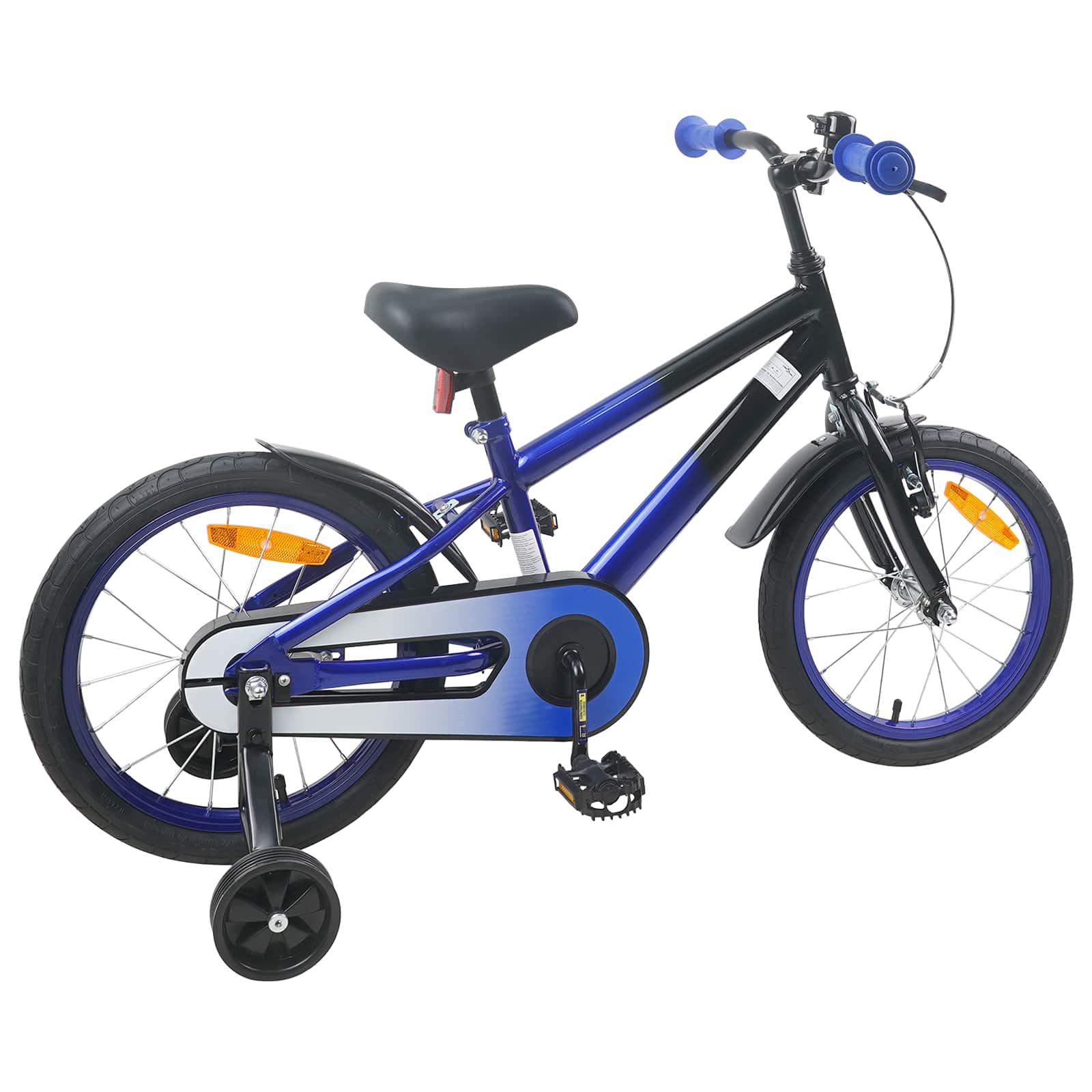 Kinderfahrrad 16 Zoll für 4-6 Jahre alt Grün Schwarz