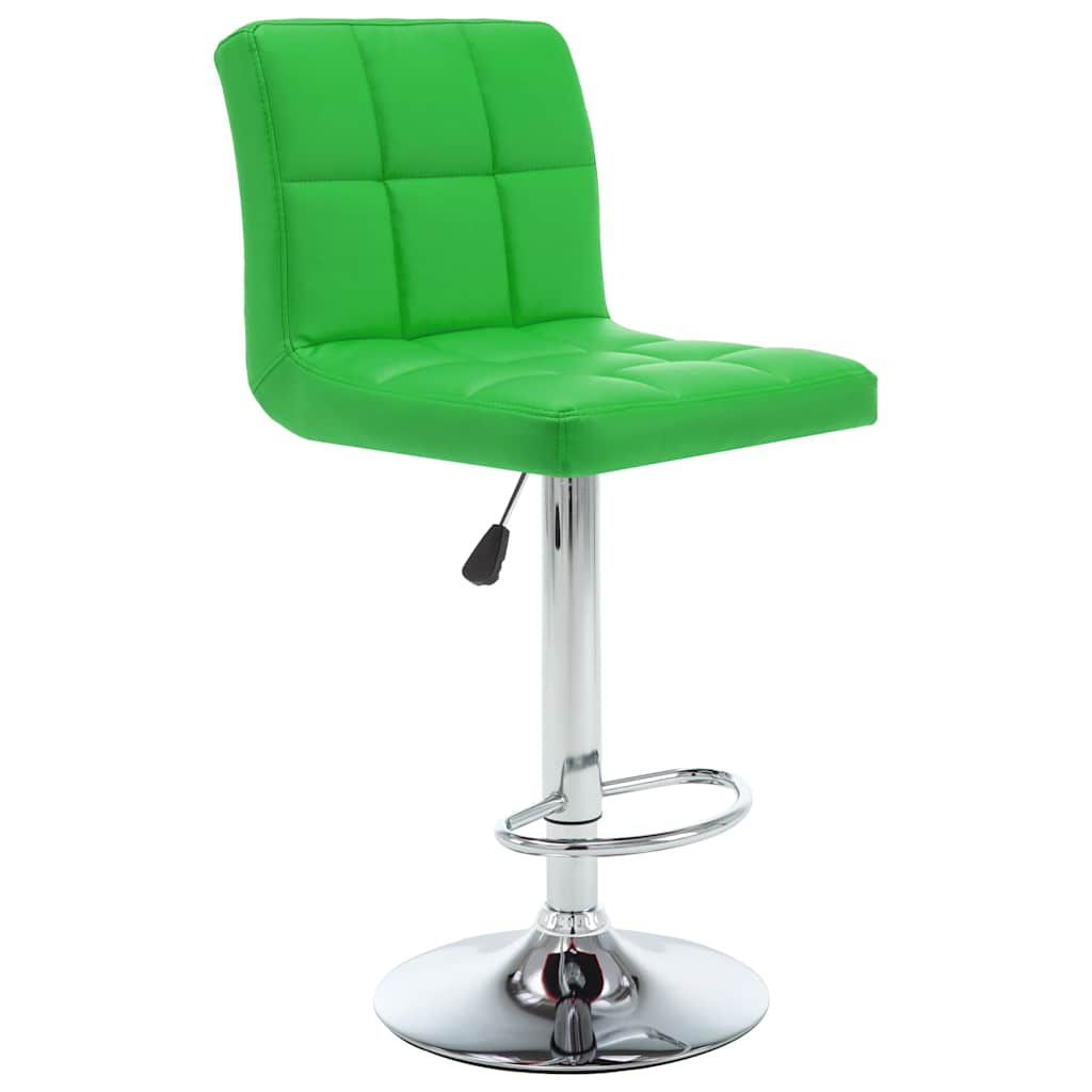Barhocker 2 Stk. Weinrot Kunstleder