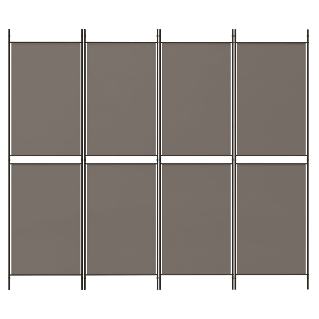 3-teiliger Raumteiler Beige 150 x 180 cm Stoff