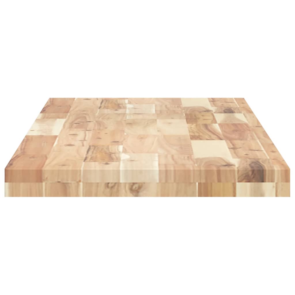 Tischplatte 40x20x2 cm Rechteckig Massivholz Akazie